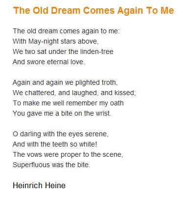 poem | Heinrich Heine The Litterateur